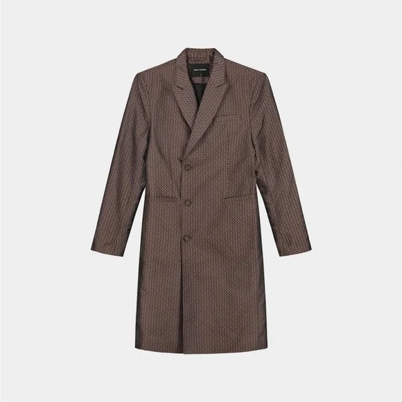 NEW Daily Paper Brown Kayson Coat Brown, Mens Jackets Size L New w/Tag $175 - Picture 1 of 7